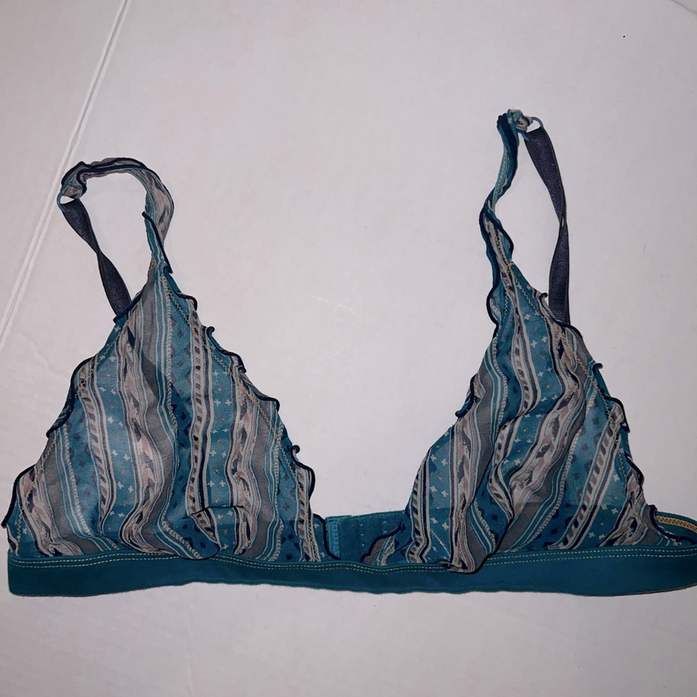 Intimately 100% silk bralette
